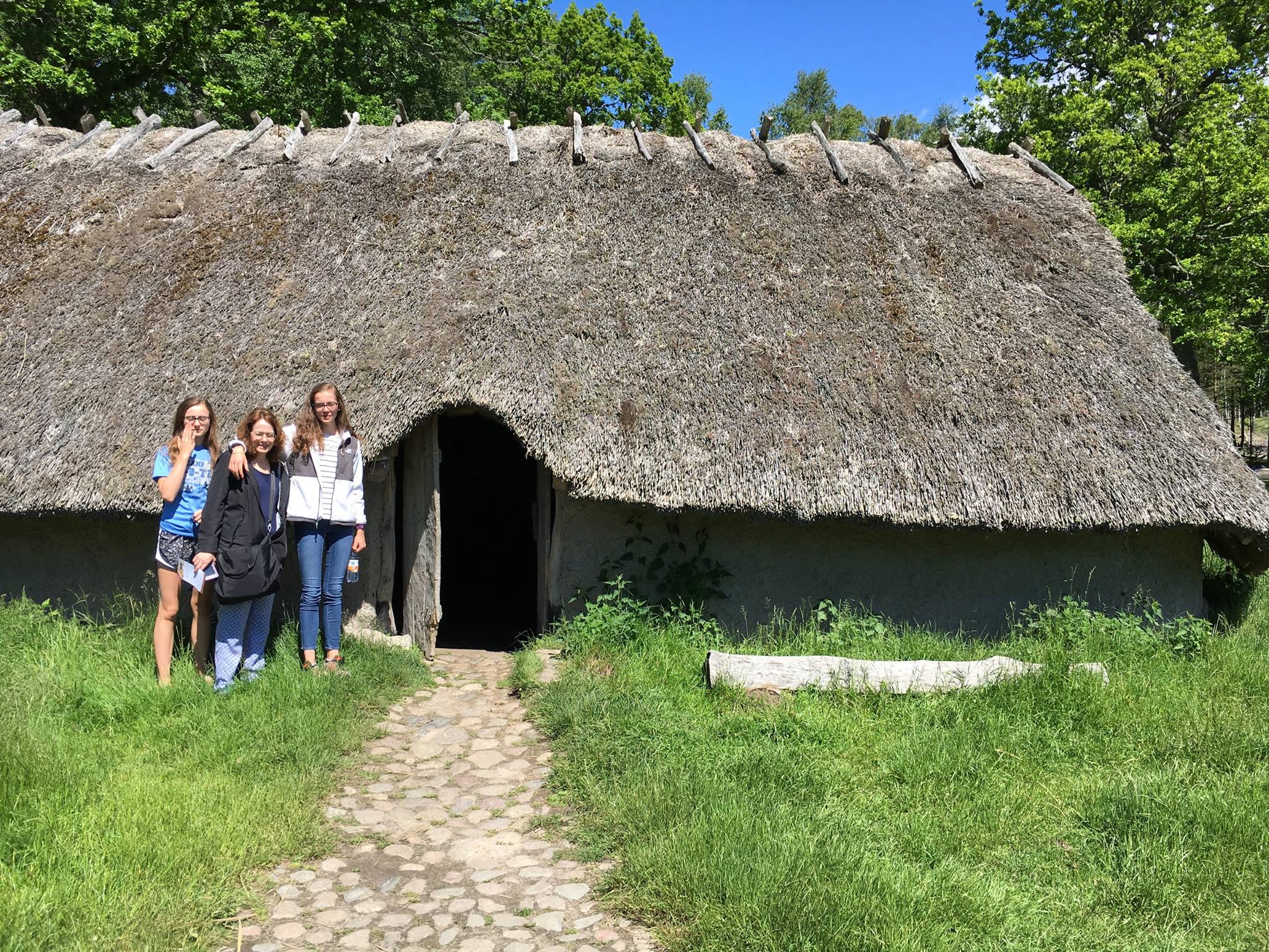 thatch house at Tanum