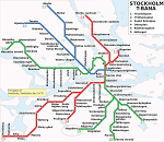 Stockholm metro lines